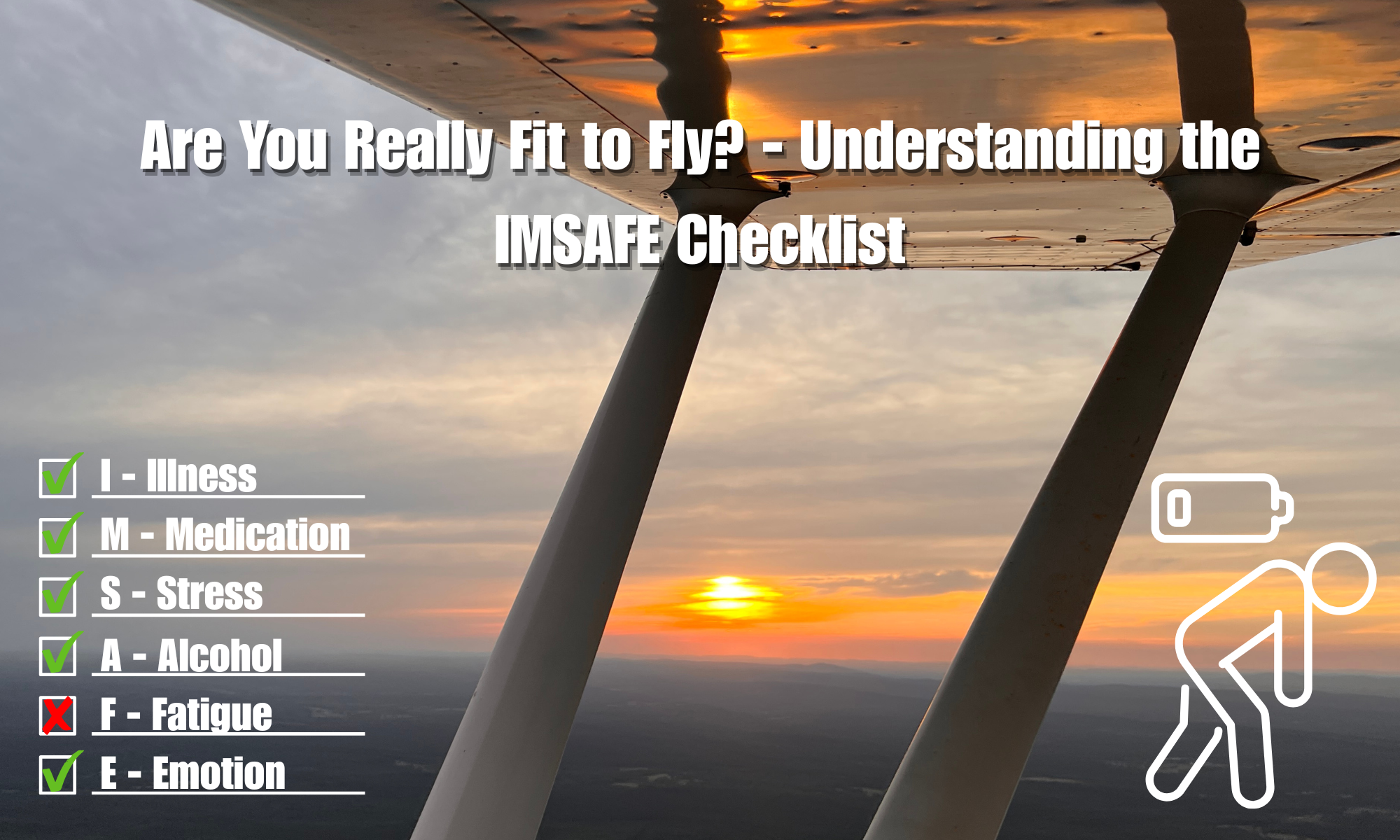 Are You Really Fit to Fly? Understanding the IMSAFE Checklist