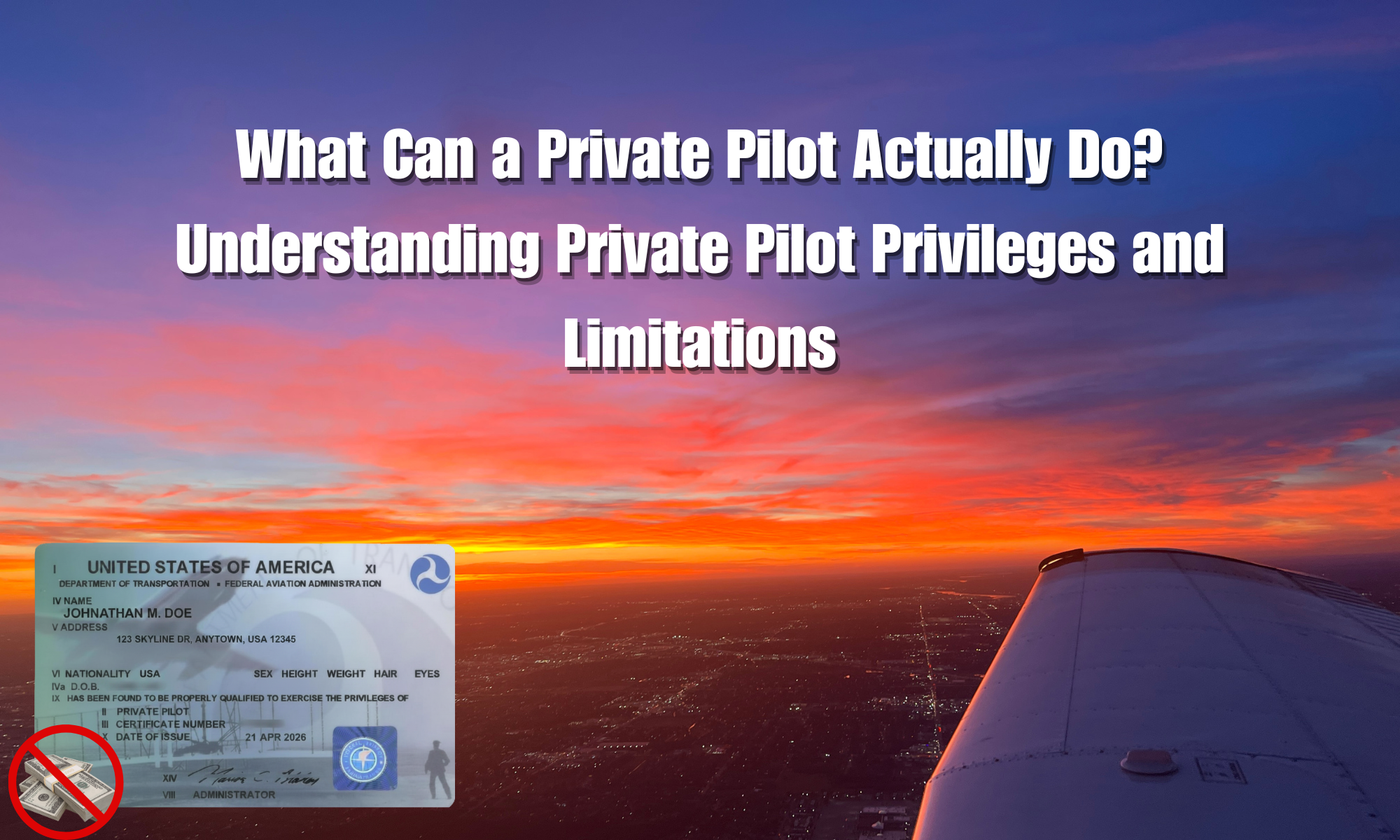 What Can a Private Pilot Actually Do? Understanding Private Pilot Privileges and Limitations